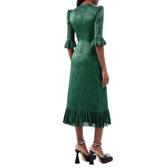 TIMELESS COLLECTIBLE THE VAMPIRE'S WIFE Silk Midi Dress Size S/M 6 UK10 NEW - Picture 9 of 16